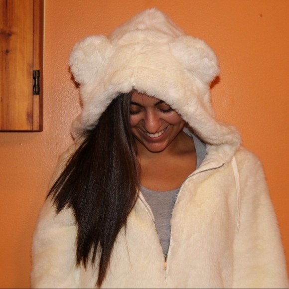 forever 21 bear coat